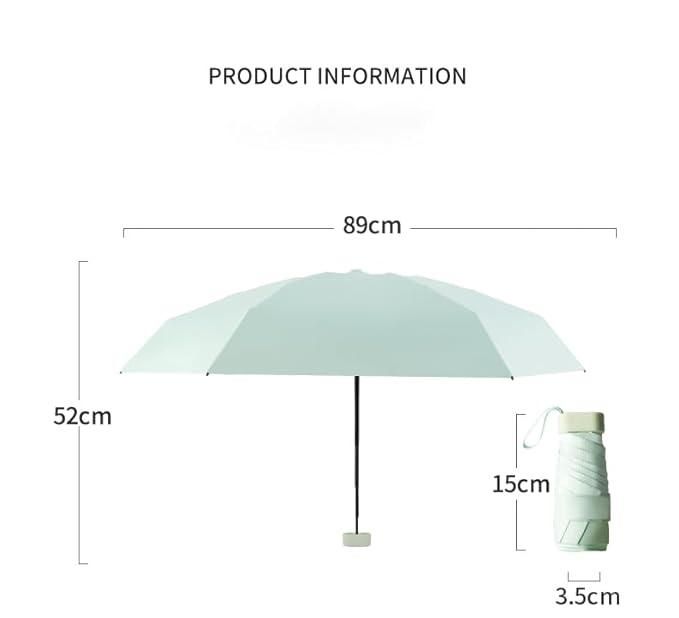 Mini Capsule Umbrella – Compact, Stylish & Travel-Friendly